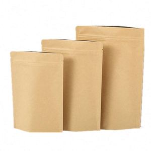 Sacs en papier réutilisables pour collations, emballages promotionnels 15x21cm - Product Image 4