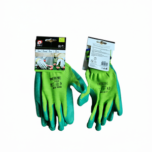 Gants en nitrile à imprimé zèbre Erpsl, tailles 8, 9, 10, protection pour le travail au jardin - Product Image 1