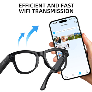 M02X Pro Max AI <b>Smart</b> Glasses 1300W Video Recording Eyewear Real Time Translation Voice Assistant 1400mAh Sunglasses - Product Image 2