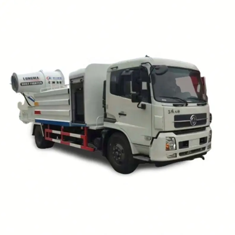 Camion d'eau multifonction Dongfeng Tianjin équipé d'un luxueux puissant pistolet à brouillard en acier inoxydable M10 de 100m