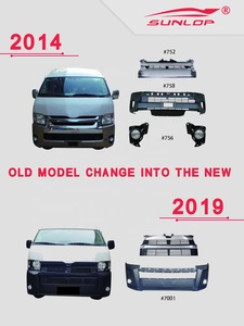 HIACE 2019 — nouveau modèle de phare antibrouillard, ensemble complet de pare-chocs + calandre + lampe antibrouillard, #<span class=keywords><strong>2020</strong></span>, visage mifié, nouveau modèle 007901 - Product Image 6