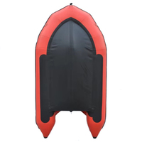 Vente en gros de bateau de pêche en PVC Mini bateau à côtes gonflables de haute qualité avec sol en aluminium Sports Outdoor Usage Léger Durable