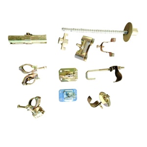 Coupleur d'échafaudage pivotant en acier Q235, à clipser, galvanisé, <span class=keywords><strong>pour</strong></span> poutre suspendue, à angle droit, estampé et rotatif - Product Image 1
