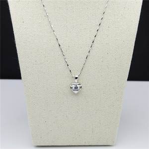 0,40 Karat Herzförmiger Rundschliff Solitär-Anhänger in 14 Karat Weißgold Herz-Anhänger - Product Image 4