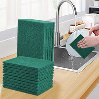 Tampon à récurer de polissage Durable vert en nylon abrasif direct d'usine