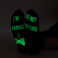Nouvelle arrivée confortable respirant ne pas déranger je suis jeu mode unisexe nouveauté drôle chaussettes pour hommes