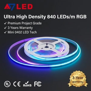 Ultra High Density 840LEDs/m COB RGB LED <b>Strip</b> Light 24V Waterproof Flexible RGB LED <b>Strip</b> for Gaming Room Project - Product Image 4