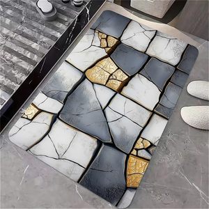 <span class=keywords><strong>Tapis</strong></span> <span class=keywords><strong>de</strong></span> bain en caoutchouc à motif pierre brisée, antidérapant, résistant à l'eau, super absorbant, séchage rapide, écologique, facile à nettoyer, 0,1-0,2 pouce - Product Image 3