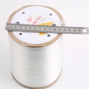 Manufacturers Direct Sales 1000 Meter Large Transparent White Fish Silk Crystal Elastic Wire Coils For Buyer