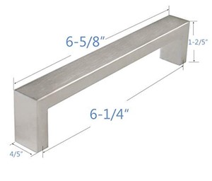 Aluminium Alloy Pulls Furniture Hardware Kitchen Cabinet Cupboard <b>Dresser</b> Wardrobe Drawer Door Modern Pull Handel - Product Image 6
