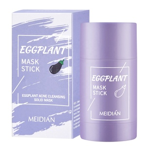 Bâtonnet de masque solide au design innovant – Bâtonnet de masque à l'aubergine – Bâtonnet de masque vert pour une peau éclatante et lisse - Product Image 1