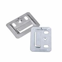 TEBAK Panneau mural WPC PVC, accessoires de fixation personnalisés, boucle de fixation en U, clips métalliques flexibles pour plafond