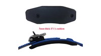 Sangle de cheville durable en métal extra longue avec boucle et sangle à échelle pour fixation de ski et snowboard multi-usages