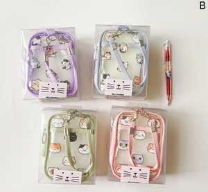 DHF1280 Lizenzierte Niedliche Kawaii Chiikawa Handtasche Babytragetasche Cartoon Capybara Katze PVC Aufbewahrungstasche - Product Image 2