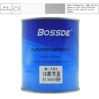Peinture automobile acrylique Gate Superior Coverage 1L Bleu Givre Semi-transparent Brillant 1K Vernis Liquide en Spray