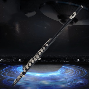 <span class=keywords><strong>Il</strong></span> produttore vende un <span class=keywords><strong>flauto</strong></span> a chiave C nero con chiave a 16 fori chiusi per studenti principianti E gruppi per adulti - Product Image 1