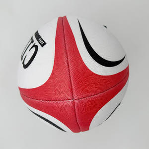 カスタマイズされたロゴハイエンドマッチ品質ユニオンラグビーボール最も耐久性のあるグリップラグビーボール粒状PUレザーサイズF9ゲームラグビー - Product Image 4