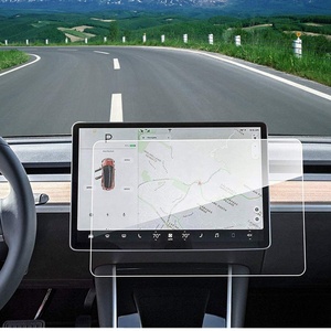 Protector de Pantalla para Consola Central de Tesla Model 3 Y, Pantalla Táctil Anti-Rayones, Cristal Templado para Navegación de Auto, Compatible con Model S X - Product Image 2