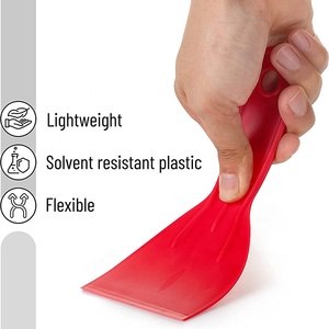 Kit de 3 outils de jardinage : Spatules à peinture en plastique, grattoirs et outils à enduire - Product Image 4