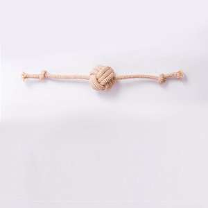 ลูกบอลของเล่นผ้าลินินทำจากเชือกป่านสำหรับสุนัขสัตว์เลี้ยงแบบโต้ตอบสำหรับเคี้ยวของเล่นบรรเทาความเครียดและเคี้ยว - Product Image 5