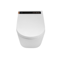 WC électrique intelligent mural VIVI WZ-28 de style européen avec télécommande, nettoyage automatique et siphon en P