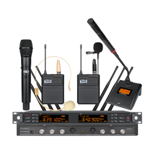 ระบบไมโครโฟนไร้สายแบบไดนามิก/คอนเดนเซอร์สำหรับคาราโอเกะ OEM EIF HD-3000 ระดับมืออาชีพ สำหรับคาราโอเกะ โบสถ์ และเวที - Product Image 1