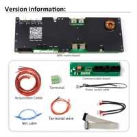 Système de Stockage d'Énergie Jikong 48V, Inverseur JK, BMS V19 200A, BMS JK Lifepo4 8-16S, PCB à Noyau Métallique avec Haute Capacité de Stockage d'Énergie