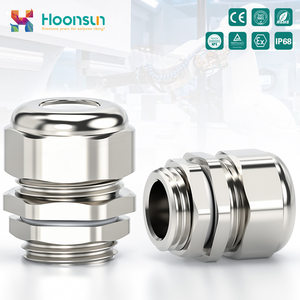 Waterdichte IP68 industriële kabeldoorvoer met lage spanning, metalen connector, draadverbindingen, messing materiaal voor draadmaten M12-M63 - Product Image 3