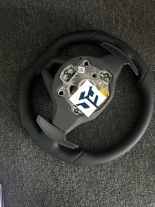 Volant en cuir compatible avec Volkswagen <span class=keywords><strong>Golf</strong></span> <span class=keywords><strong>8</strong></span> GTI Arteon Jetta MK8 Tiguan L Passat Tiguan GTI R <span class=keywords><strong>GTE</strong></span> GTS - Product Image 6