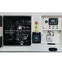 YUNNEI Marke 12KW 15kVA Silent Diesel Generator Set 50/60Hz Frequenz ATS Option Wasser gekühlter Dynamo Gute Qualität Schall dicht