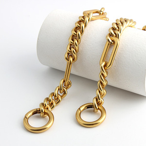 Nuova Catena di Lusso in Alluminio Dorato da 100cm, Leggera ed Ecologica, per <span class=keywords><strong>Borse</strong></span> a Spalla, Borsette e Accessori Decorativi - Product Image 1