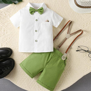 Ensembles de Vêtements pour Garçons Style Été <span class=keywords><strong>1</strong></span>-7 Ans Tenues de Cérémonie <span class=keywords><strong>Anniversaire</strong></span> pour Enfants - Product Image 2