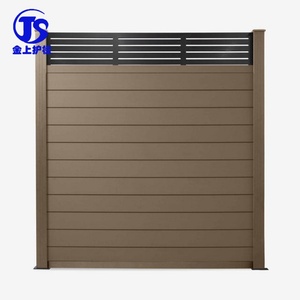 Panneau de clôture décoratif en aluminium noir thermolaqué pour jardin, poteaux de clôture pour cour de maison - Product Image 3