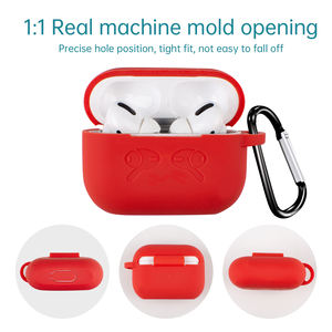 Funda de Silicona para <span class=keywords><strong>Airpods</strong></span> <span class=keywords><strong>Pro</strong></span>, Funda Protectora para Auriculares, Funda para <span class=keywords><strong>AirPods</strong></span> <span class=keywords><strong>Pro</strong></span> 3 - Product Image 4