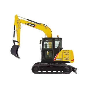 Para excavadora sobre orugas SANY SY75c de alta calidad en buenas condiciones, superpotencia con motor central, bomba de Motor, caja de cambios, ventas al contado - Product Image 1