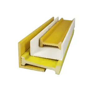 Vente chaude grp acier Pultruded structural fibre de verre plastique renforcé frp i poutres