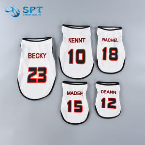 Prosub DIY Dog T-Shirts Atacado <span class=keywords><strong>PET</strong></span> Vest Poliéster Algodão Sentir Sublimação <span class=keywords><strong>Pet</strong></span> Roupas Custom Impresso Em Branco T-shirts para Animais De Estimação - Product Image 5