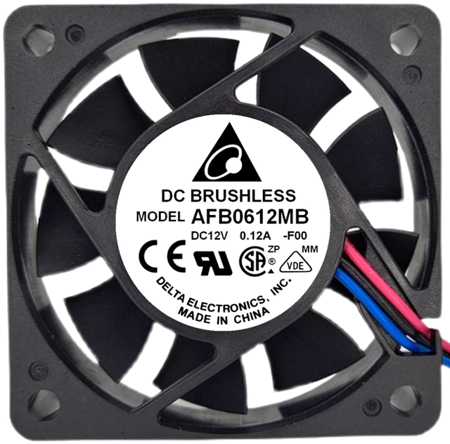 New Original Delta 6015 12V 0.12A 6CM 6cm 3-wire CPU Computer case Fan AFB0612MB