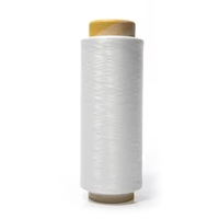 Tissu tricoté 100 % Nylon à bas point de fusion pour empeignes de chaussures, 70D 24F, blanc, DTY, motif teint, modifié pour la couture
