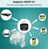 Caméra Bullet Extérieure PoE Hik Compatible 4MP CMOS 2K IP67 Étanche Grand Angle avec Détection Intelligente Infrarouge Couleur Intégrale pour NVR