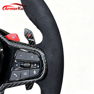 Volante Sportivo in Fibra Scamosciata per BMW M1 M2 G F30 F10 E90 F32 F36 M340i F22 F11 540i M3 M5 M4 X3/X5 Serie 3 - Product Image 6