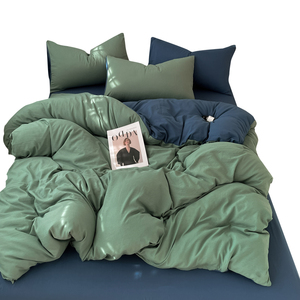 Factory Supply Luxury 100% Cotton Duvet Cover Set 4-Piece Bed Sheet <strong>Comforter</strong> with <strong>2</strong> Pillow Cases High Quality Printed Pattern - Product Image 5