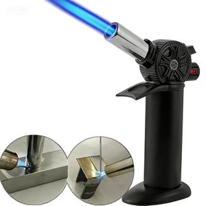 LAIWEI S400 <span class=keywords><strong>Chalumeau</strong></span> au butane <span class=keywords><strong>de</strong></span> <span class=keywords><strong>cuisine</strong></span> rechargeable avec flamme réglable pour la pâtisserie - Product Image 2