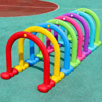 Meilleures ventes - Ensemble de jouets en plastique pour enfants, tunnel, équipement adapté aux activités parent-enfant en intérieur, jardins d'enfants, usage domestique