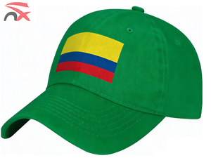 Casquette de baseball ajustable de qualité supérieure pour les fans de football, avec drapeau colombien, en gros - Product Image 3