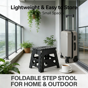 Hot Sale Portable PP Material Lightweight Folding <strong>Stool</strong> 43-46cm Height Modern Design <strong>for</strong> <strong>Bedroom</strong> Home Use - Product Image 3