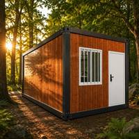 Maison préfabriquée en verre de luxe moderne, maison modulaire en kit pour Airbnb, hôtel, mini-maison, cabane de jardin
