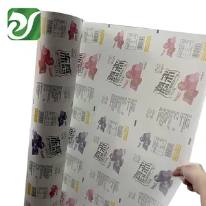 Plastic Film Roll for Liquid Sachet Packaging Juice Paper Mylar Laminated Jelly Automatic Pack Composite Film