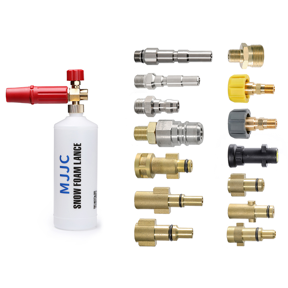 MJJC Brass Snow Foam Lance - Pro Foam Cannon Adapter