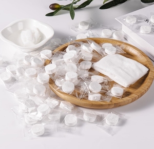 Trong suốt gói cá nhân 100% phân hủy sinh học viên nang de serviettes nén serviettes nén nén khăn lau - Product Image 6